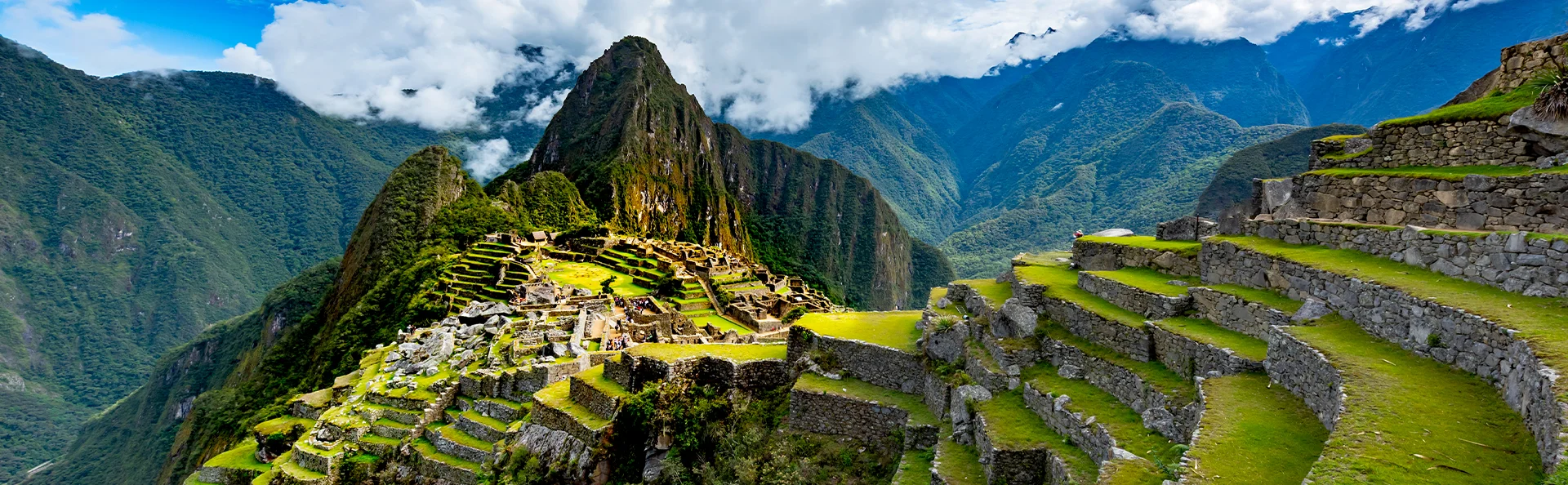 Utsikt över Machu Picchu