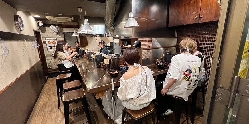 Liten japansk restaurang
