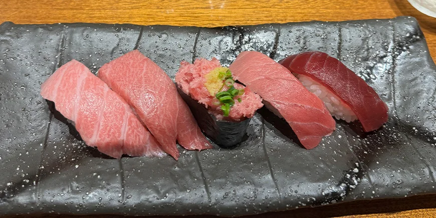 Sushi, som den ser ut i Japan