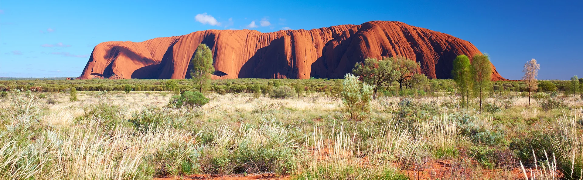 Ayers Rock eller Uluru i nationalparken Uluru-Kata Tjuta i Northern Territory, Australien.